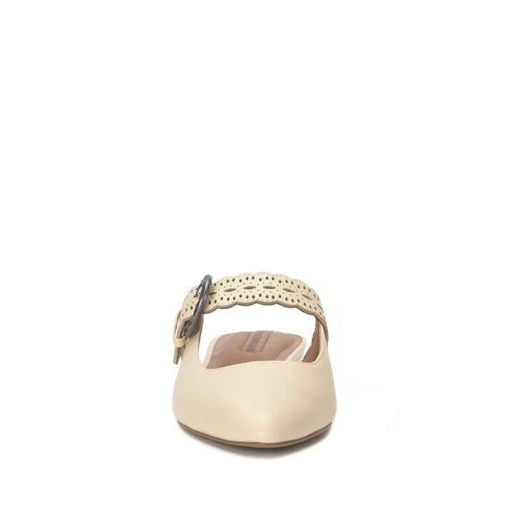 NEW! LUCKY BRAND NICONA MULE SLIDE VANILLA LEATHER - Picture 4 of 5